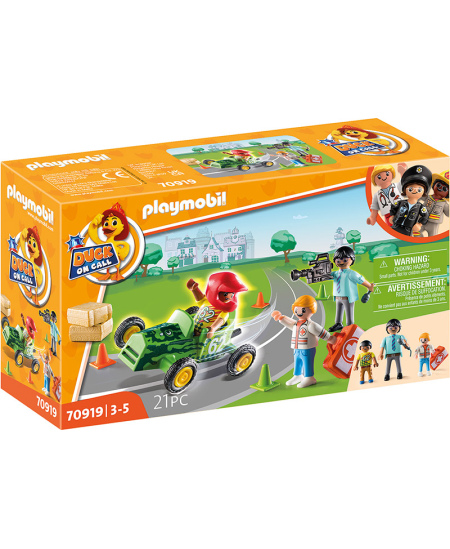 PLAYMOBIL Duck on Call Ātrā palīdzība sacīkšu braucējam, 70919