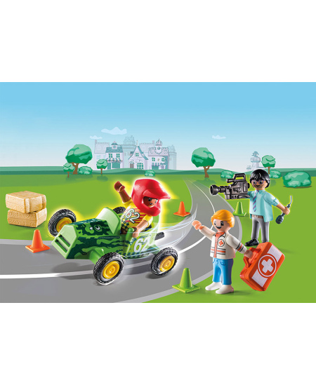 PLAYMOBIL Duck on Call Ātrā palīdzība sacīkšu braucējam, 70919