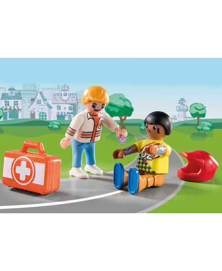 PLAYMOBIL Duck on Call Ātrā palīdzība sacīkšu braucējam, 70919