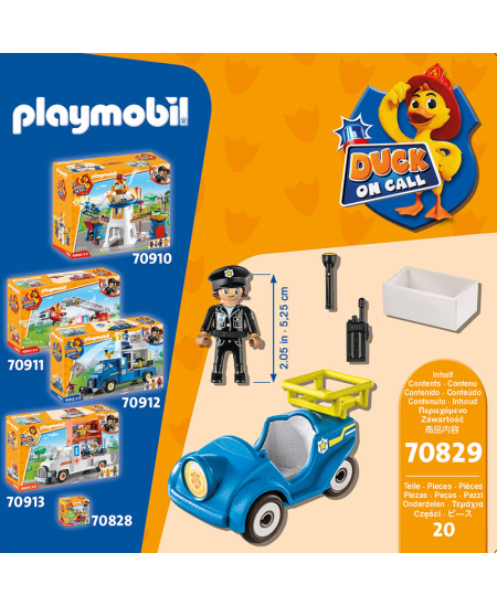 PLAYMOBIL Duck on Call Policijas automašīna, 70829