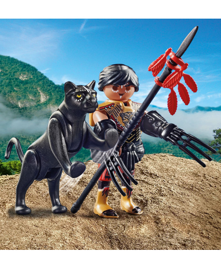 PLAYMOBIL Special Plus Karotājs un pantera, 70878