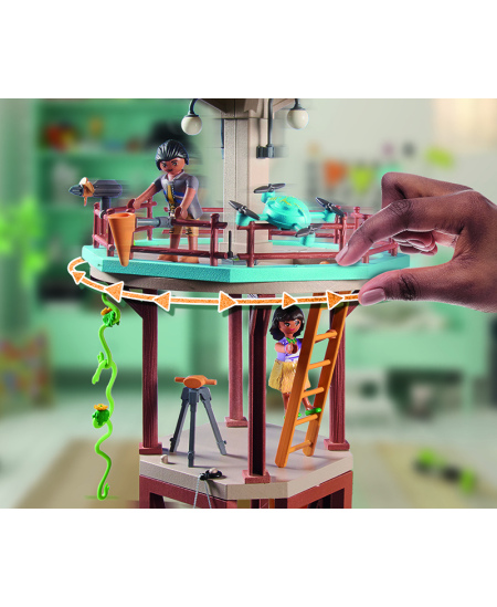 PLAYMOBIL Wiltopia Pētniecības tornis ar kompasu, 71008
