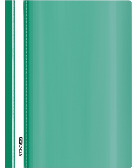 Mape ar stiprinājumu EkonoMix, A5, zaļa