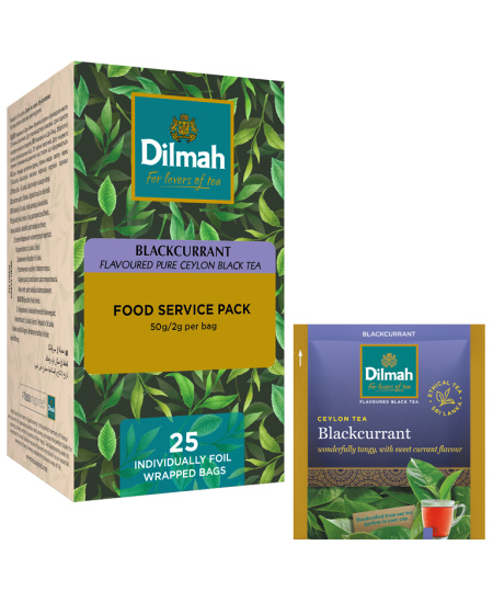 Melnā tēja DILMAH ar upenu aromātu, 25 gab.