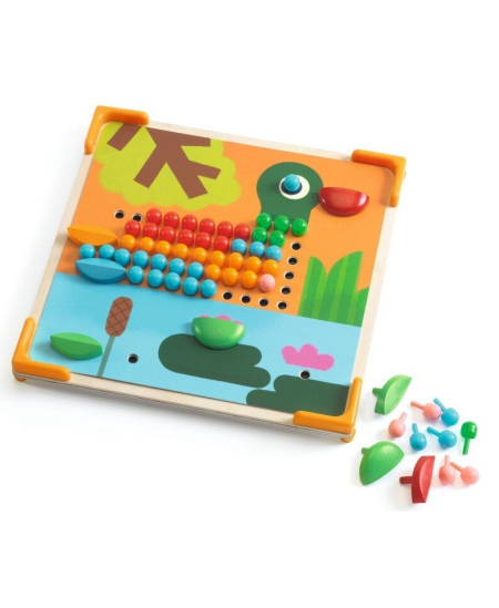 Galda spēle-mozaīka DJECO Eduludo Mini Animo