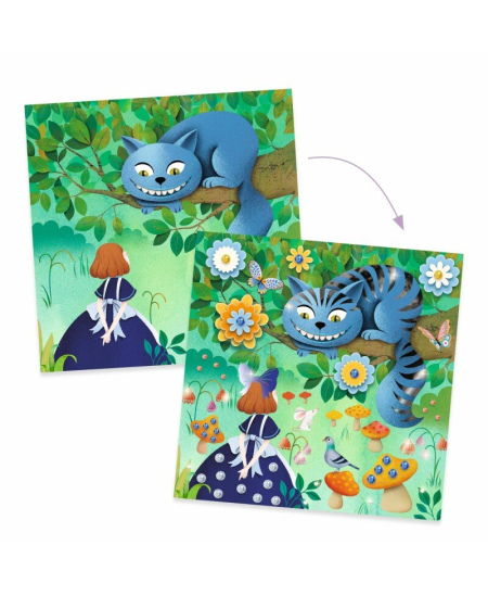 Pasakas dekorēšanas komplekts DJECO Alise brīnumzemē