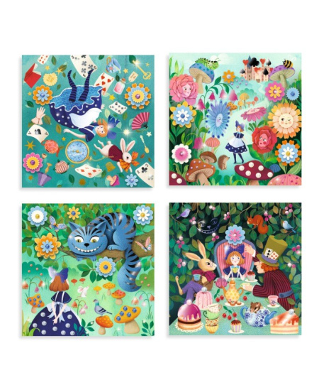 Pasakas dekorēšanas komplekts DJECO Alise brīnumzemē