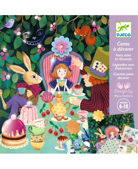 Pasakas dekorēšanas komplekts DJECO Alise brīnumzemē