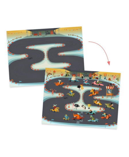 Noberžamie zīmējumi DJECO Asfalts