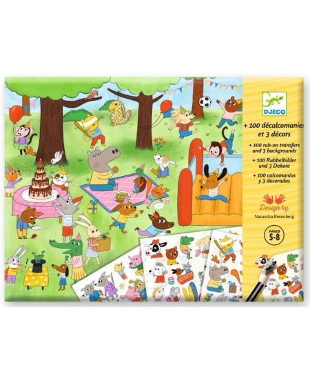 Noberžamie zīmējumi DJECO Laiks svinēt