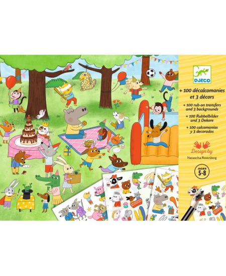 Noberžamie zīmējumi DJECO Laiks svinēt