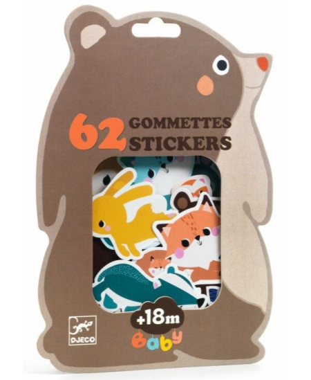 Uzlīmes mazuļiem DJECO Meža dzīvnieki, no 18 mēn.