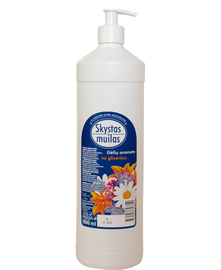 Šķidrās ziepes ar ziedu aromātu un glicerīnu, 500 ml