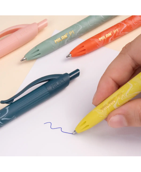 Automātiska lodīšu pildspalva MILAN LAVA, 1 mm, zila