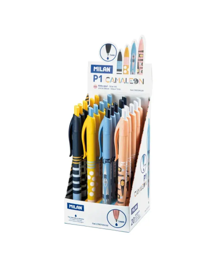 Automātiska lodīšu pildspalva MILAN CAMELION SWIMS, 1 mm, zila