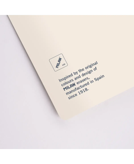 Piezīmju grāmatiņa ar rūtiņām MILAN, A5, 48 lapas, bēša