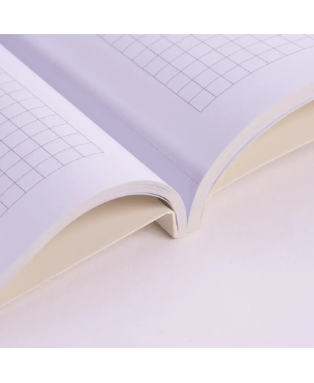 Piezīmju grāmatiņa ar rūtiņām MILAN, A5, 48 lapas, bēša