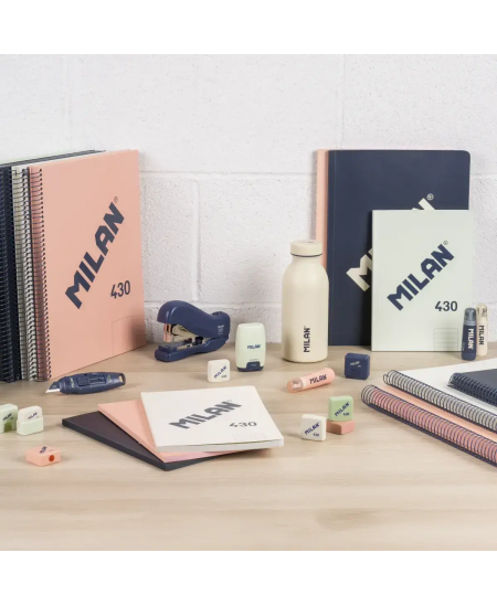 Piezīmju grāmatiņa ar rūtiņām MILAN, A5, 48 lapas, bēša