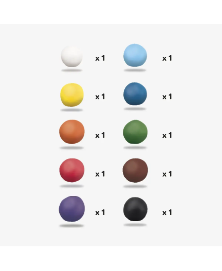 Modelīns MILAN, 10 x 150 g, dažādas krāsas