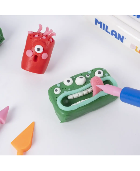 Modelīns MILAN, 10 x 150 g, dažādas krāsas