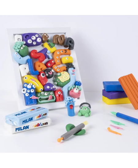 Modelīns MILAN, 10 x 150 g, dažādas krāsas