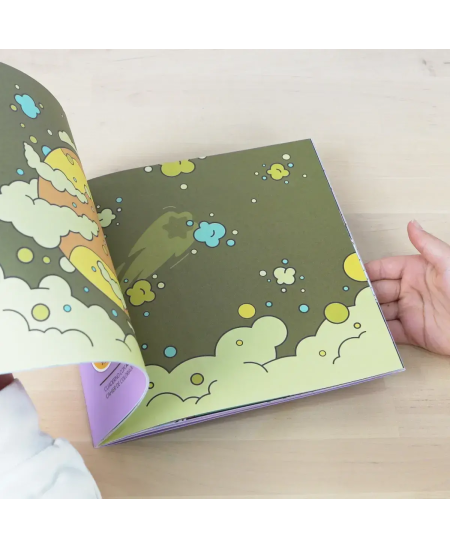 Krāsojamā grāmatiņa MILAN Alien Invasion, ar uzlīmēm