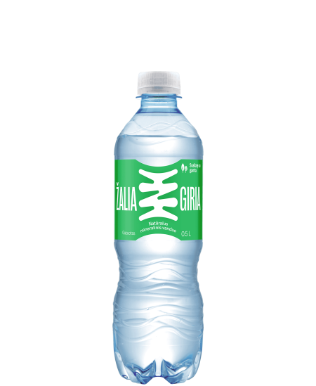 Avota ūdens ŽALIA GIRIA, 500 ml, gāzēts
