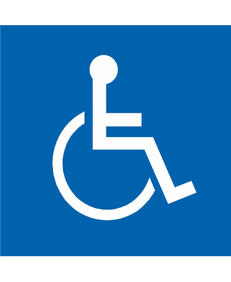 Uzlīme INVALĪDA TRANSPORTLĪDZEKĻA IDENTIFIKĀCIJAS ZĪME