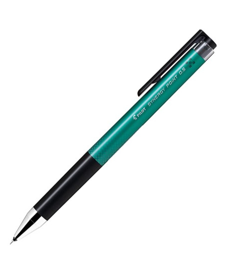 Gēla pildspalva PILOT Synergy, īpaši smalka 0.5 mm, zaļa