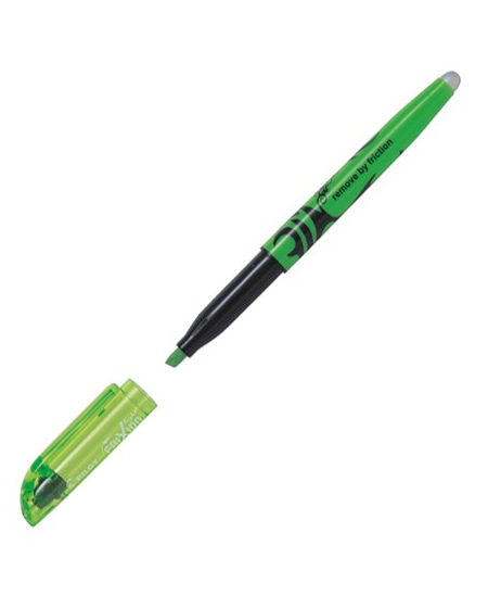Teksta marķieris PILOT Frixion Light ar dzēšgumiju, zaļš