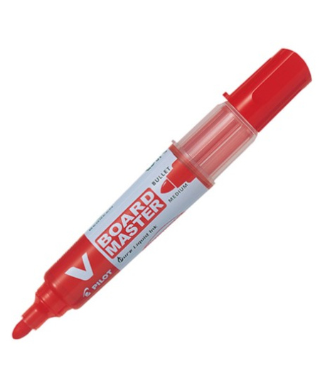 Marķieris baltajai tāfelei PILOT V Board Master, sarkans