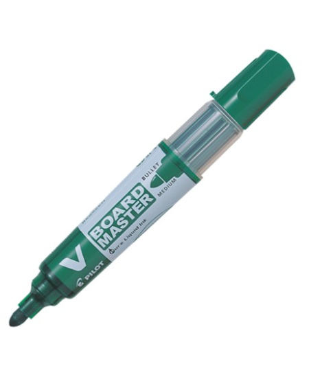 Marķieris baltajai tāfelei PILOT V Board Master, zaļš