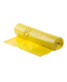 Atkritumu maisi, 30 litri, rullī 50 gab., biezums 8 µm, HDPE, dzelteni