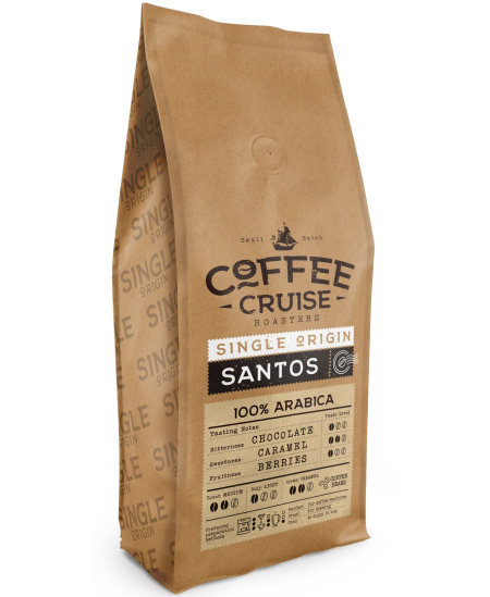 Kafijas pupiņas COFFEE CRUISE Santos, 1 kg