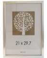 Foto rāmis, koka, 21x30 cm (A4), sudraba