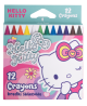 Vaska krītiņi HELLO KITTY Pastel, 12 krāsas