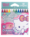 Vaska krītiņi HELLO KITTY Pastel, 12 krāsas
