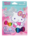 Flomāsteri HELLO KITTY Pastel, 12 gab.