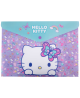 Mape (aploksne) HELLO KITTY Pastel, ar spraudni, A4