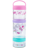 Apaļa uzkodu kastīte HELLO KITTY Pastel, 3 nodalījumi