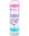 Apaļa uzkodu kastīte HELLO KITTY Pastel, 3 nodalījumi