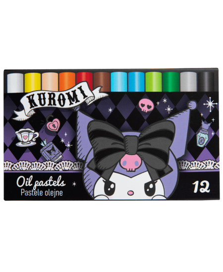 Eļļas pasteļi KUROMI, 12 gab.