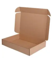 Ātri aizveramas kastes, 455x330x81 mm, brūnas, 10 gab.