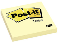 Līmlapiņas POST-IT, 76x76 mm, 100 lapiņas, dzeltenas