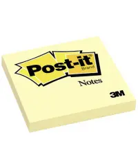 Līmlapiņas POST-IT, 76x76 mm, 100 lapiņas, dzeltenas