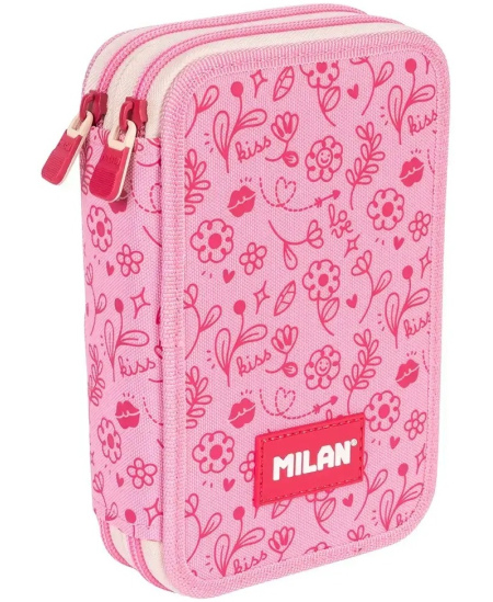 Pinala MILAN Flowicorn, divu nodalījumu, piepildīta, rozā krāsā