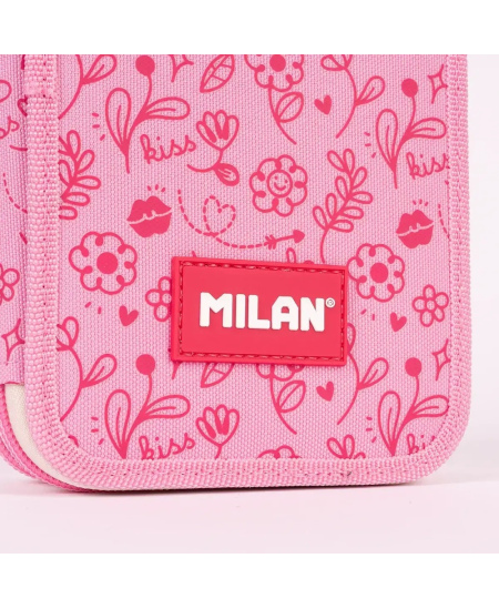 Pinala MILAN Flowicorn, divu nodalījumu, piepildīta, rozā krāsā