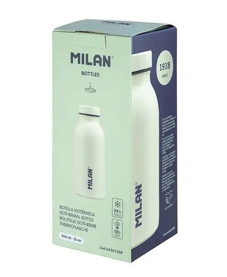 Termopudele MILAN 430, 354 ml, zaļā krāsā