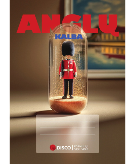 Formulu burtnīca līniju DISCO, 9.-12. kl., angļu val., 50 lapas, 70 gms