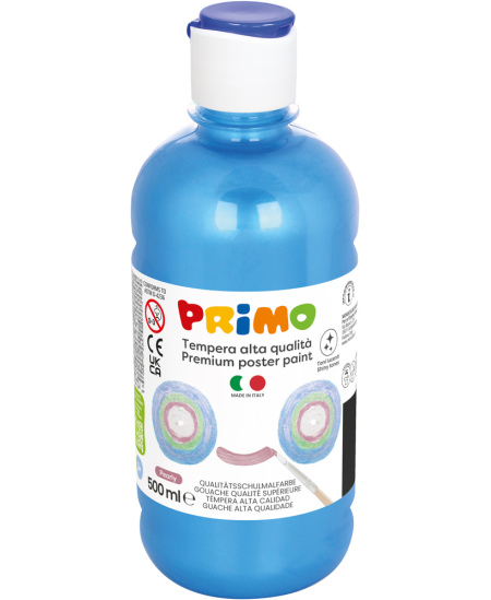 Premium guaša krāsa PRIMO, perlamutra tumši zila, 500 ml